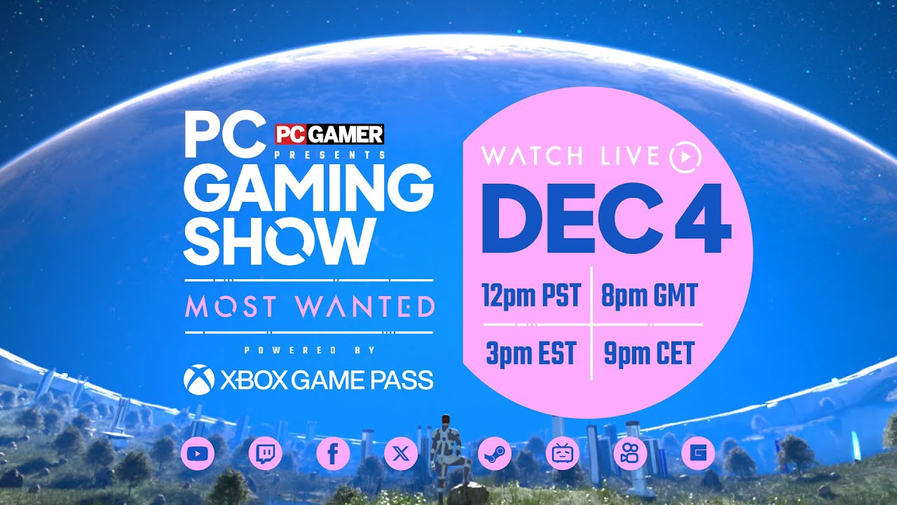How to Tune In to the Upcoming PC Gaming Show: Most Wanted with Xbox Game Pass on December 4