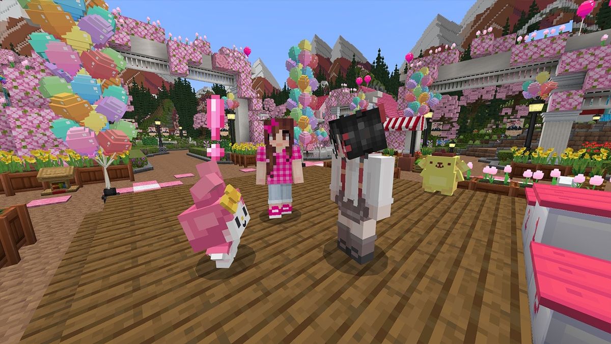 Back to Minecraft: A New Hello Kitty DLC Unleashes Relaxation