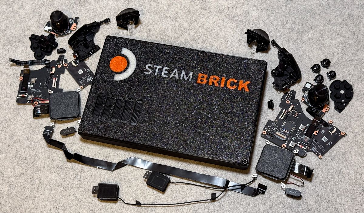 A Modder's Unique Take: The Steam Deck Transformed into a 'Steam Brick'