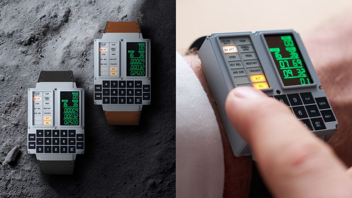 The Stylish and Quirky Apollo Computer-Inspired Smartwatch