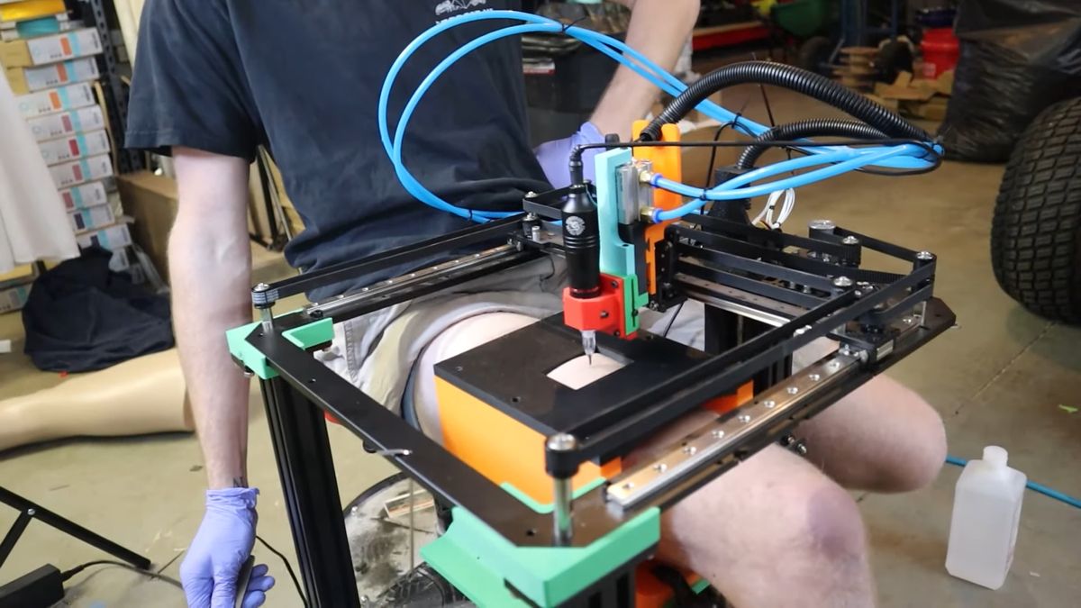 Modified 3D Printer Becomes a Tattoo Machine with Emergency Feature