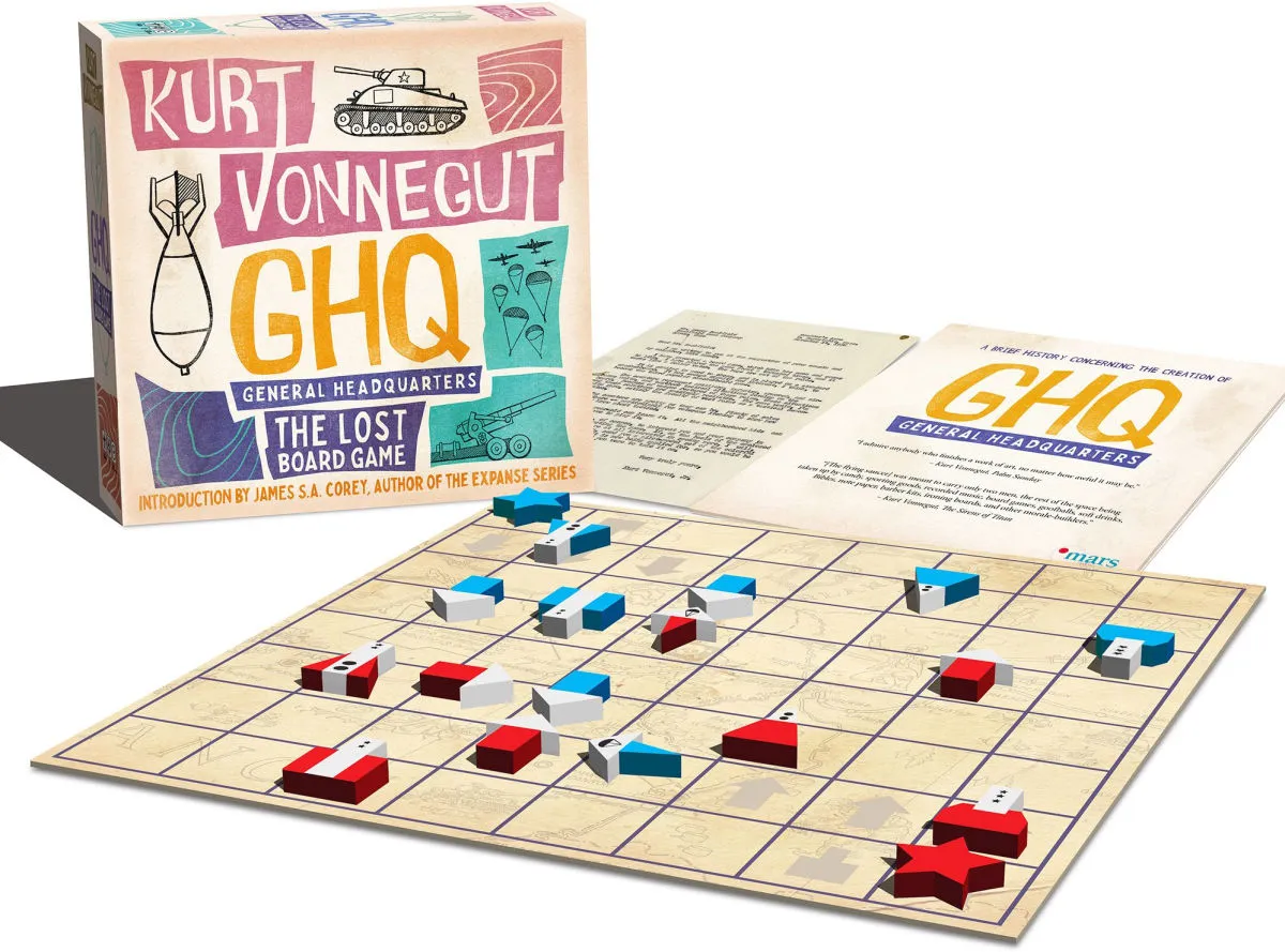 Kurt Vonnegut's Unpublished Board Game Returns to Shelves After 70 Years