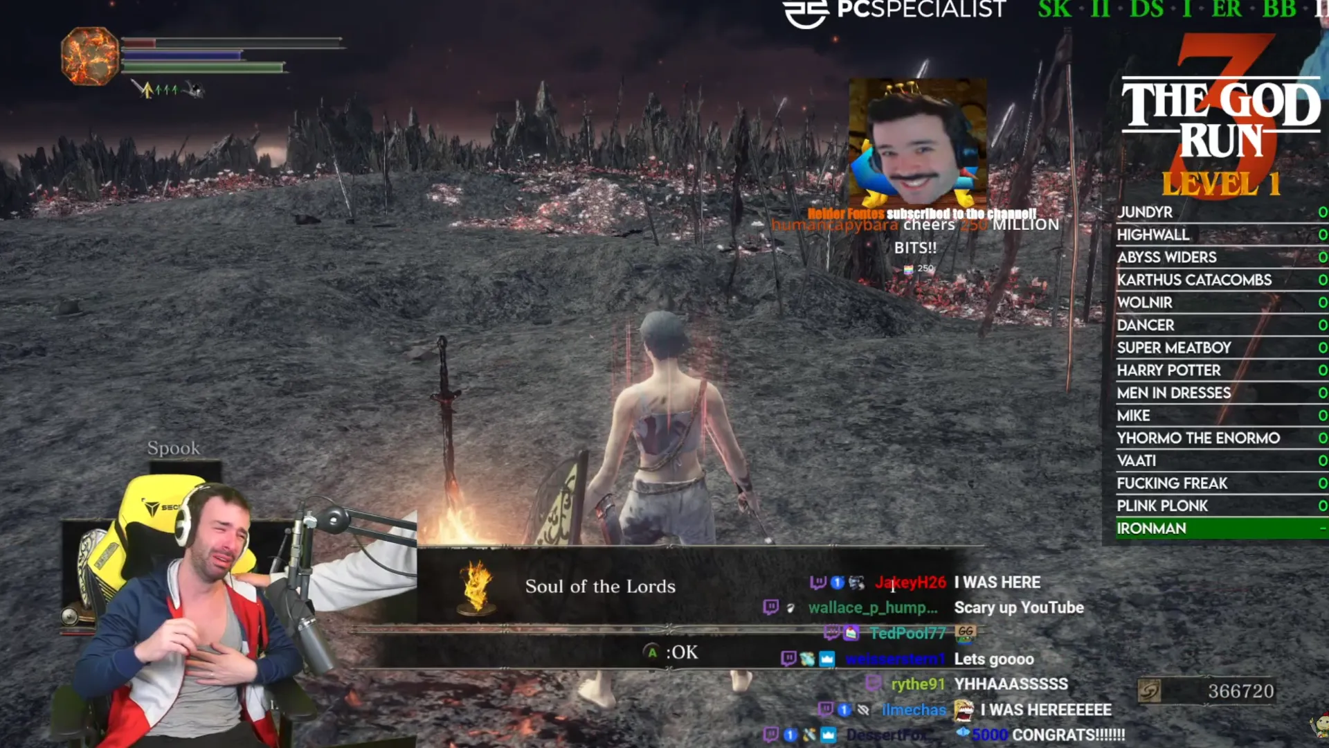 Streamer Nico Completes All Souls Games at Level 1 Without Taking Damage