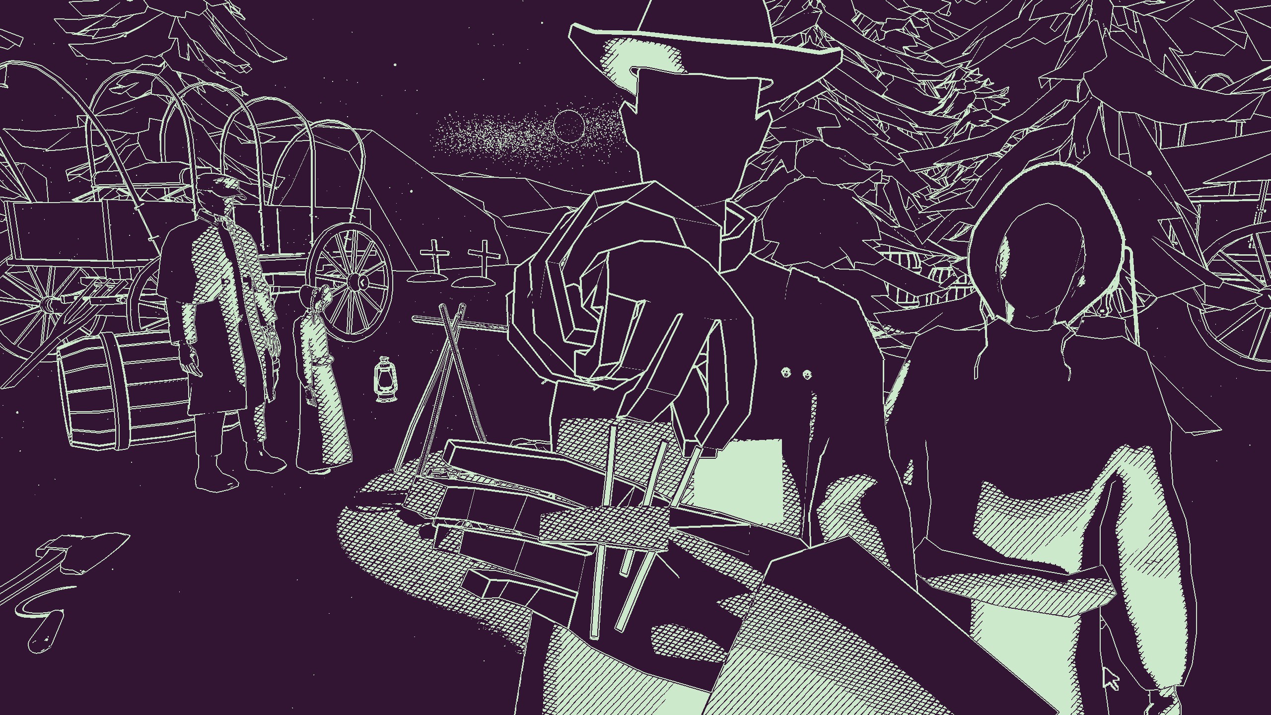 Wagon: A Dark Card Game Inspired by The Oregon Trail