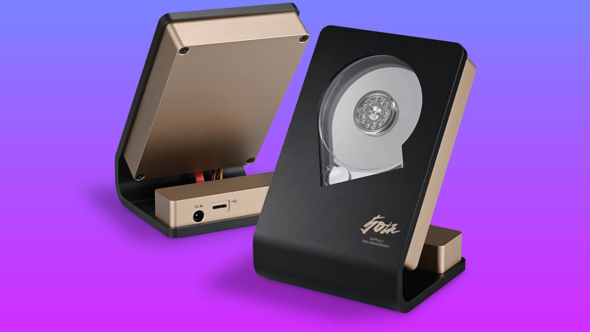 Buffalo's Stunning Transparent HDD: A Nod to the Past