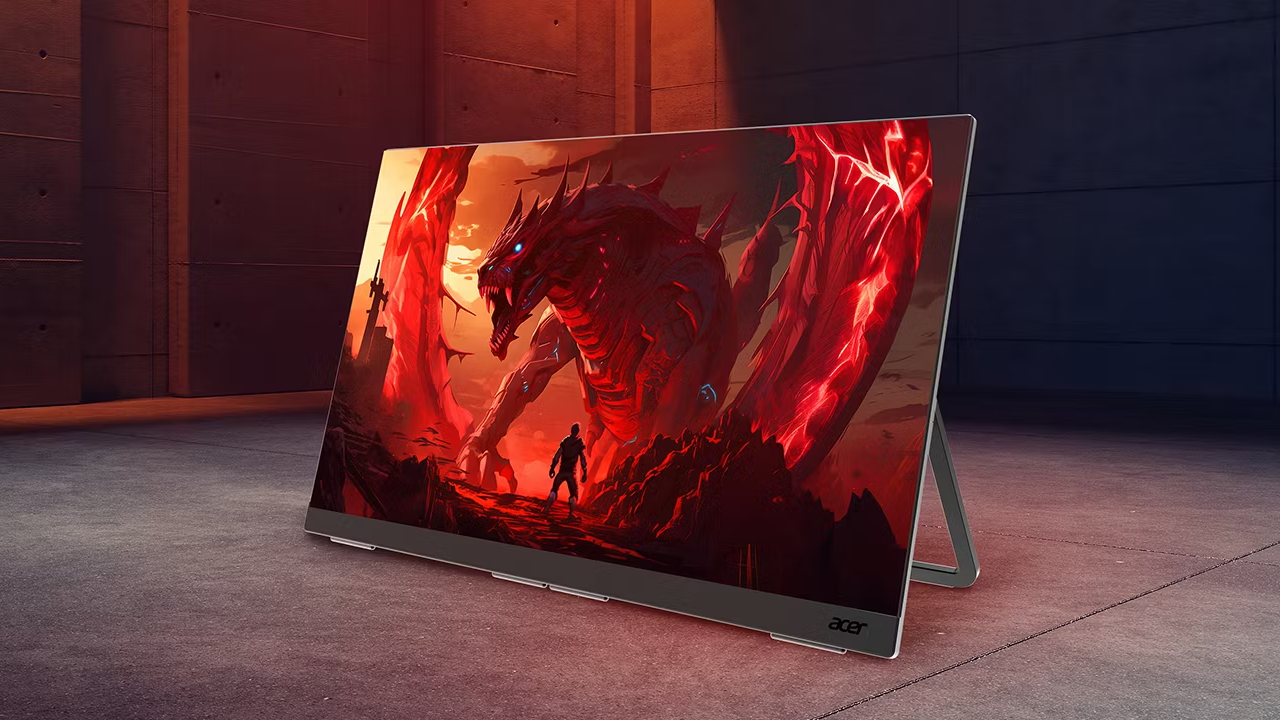 Introducing the Acer Nitro PG1: A Portable Monitor with 4K Resolution and 144 Hz Refresh Rate