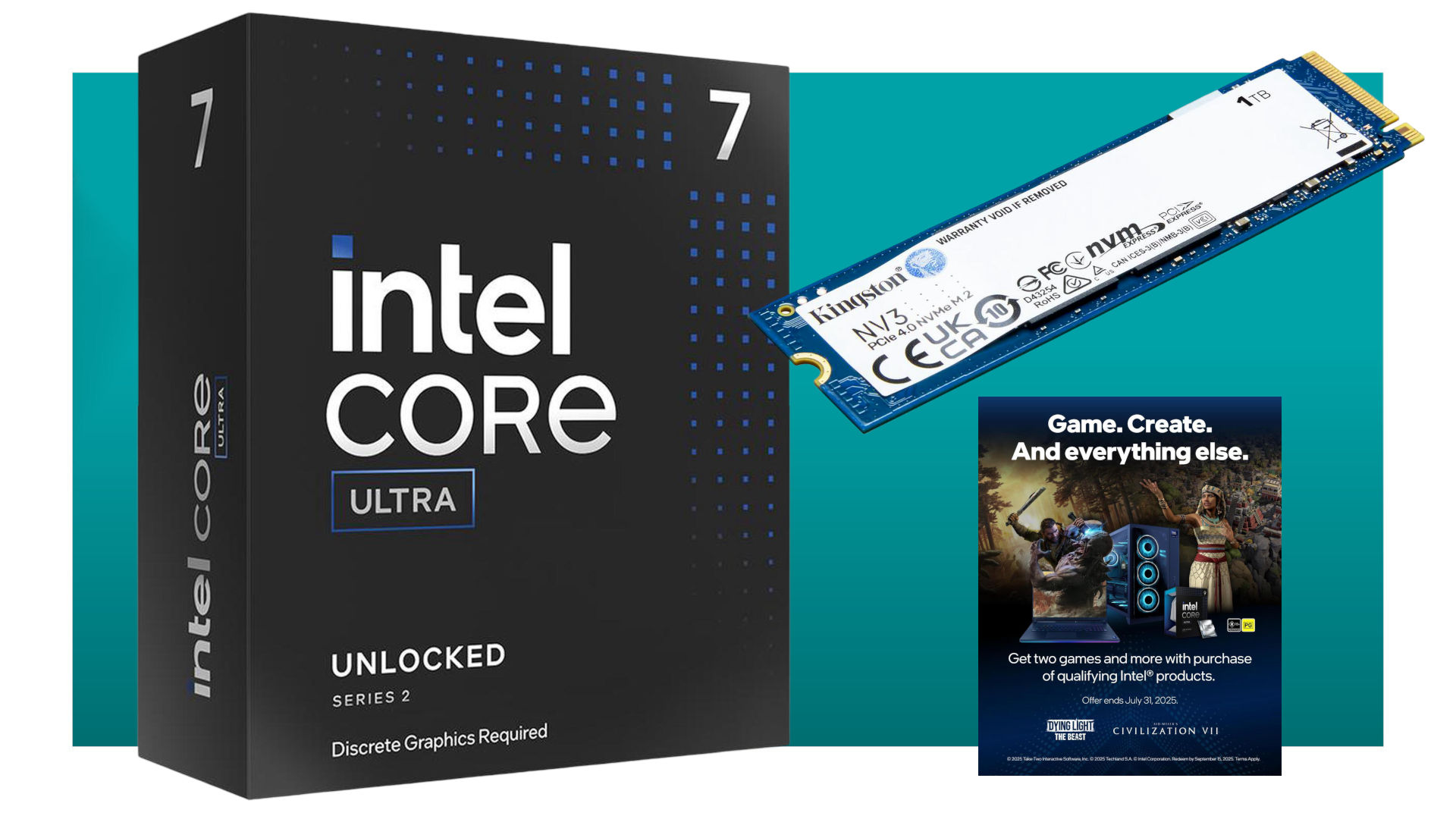Intel Core Ultra 265KF Now Priced at $279 with Bonus SSD and Games