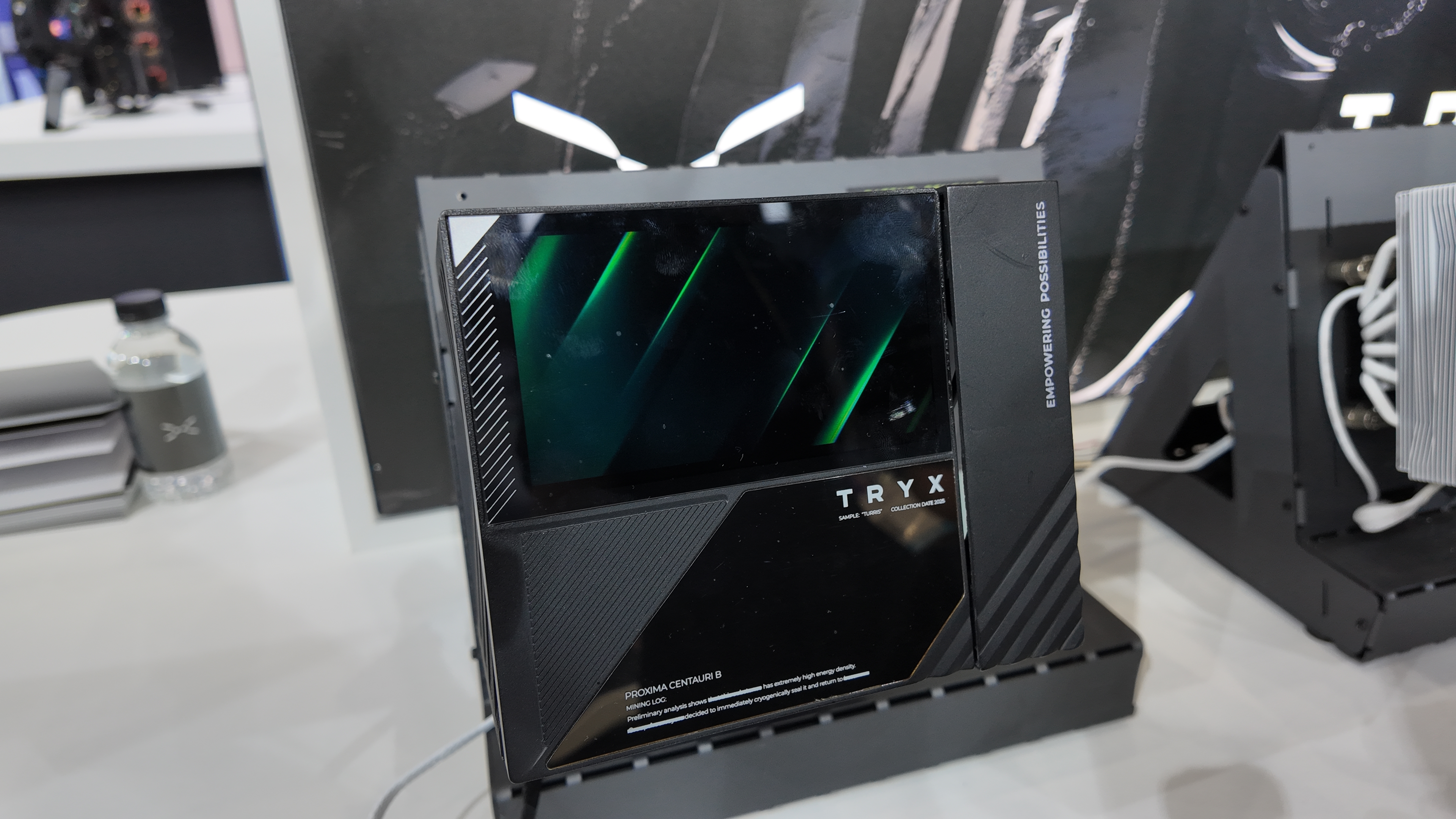 Tryx Showcases Air Cooler with HD Screen at Computex 2025