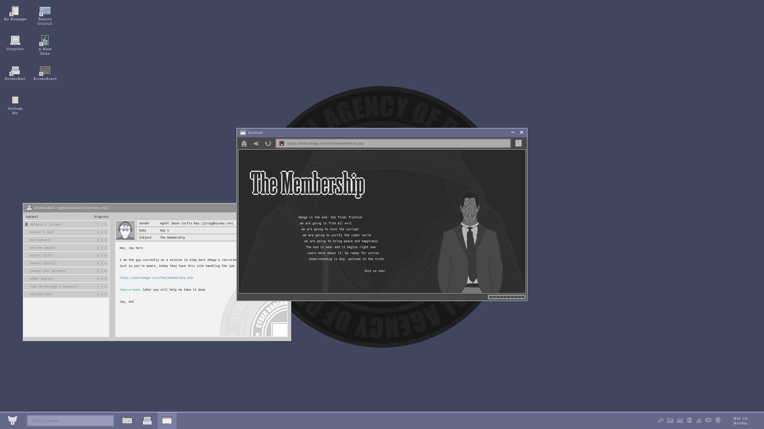 Cyber Warrior: A Hacking Simulation with Puzzles