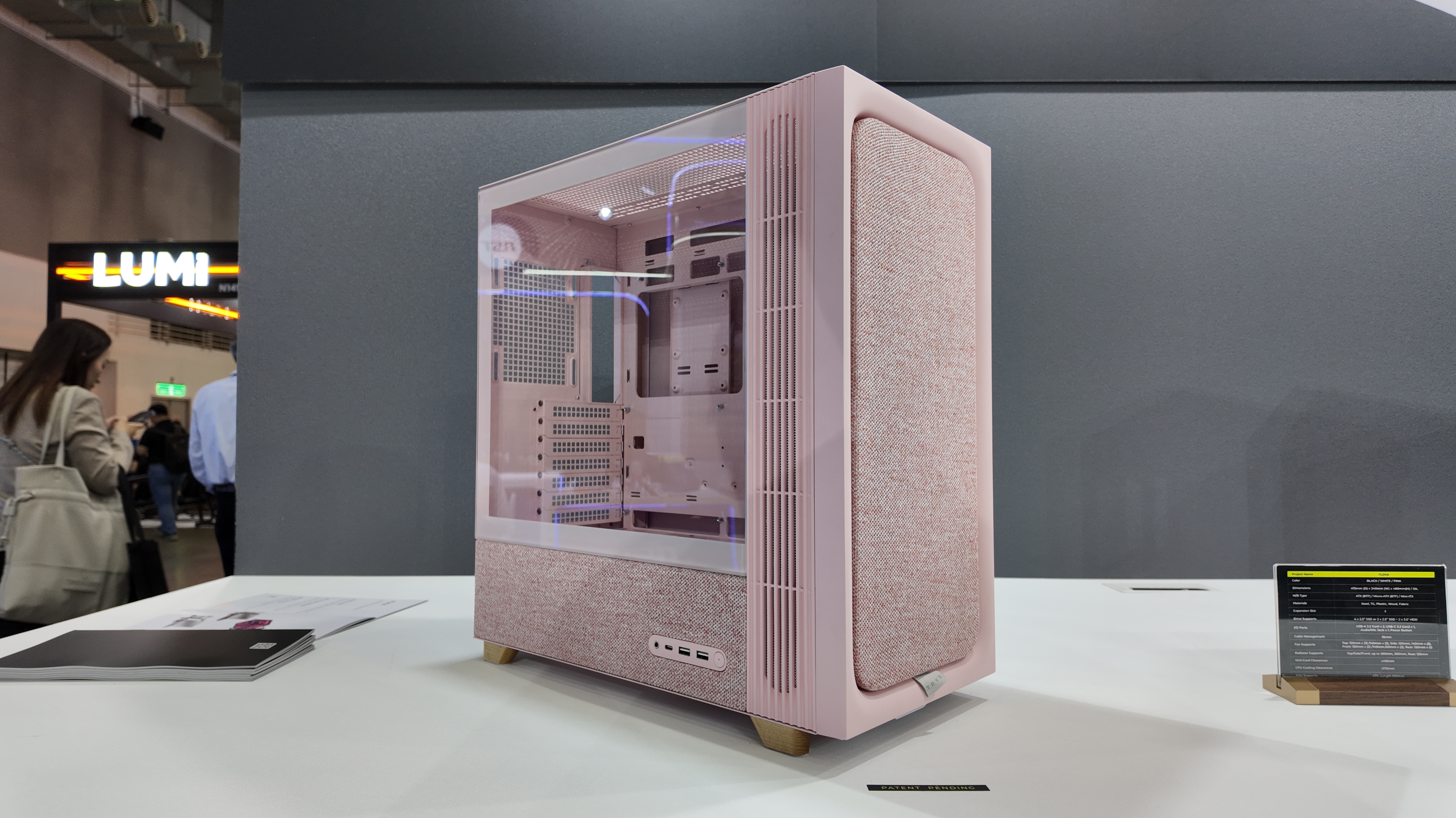 Exploring a Fabric-Covered PC Case at Computex 2025