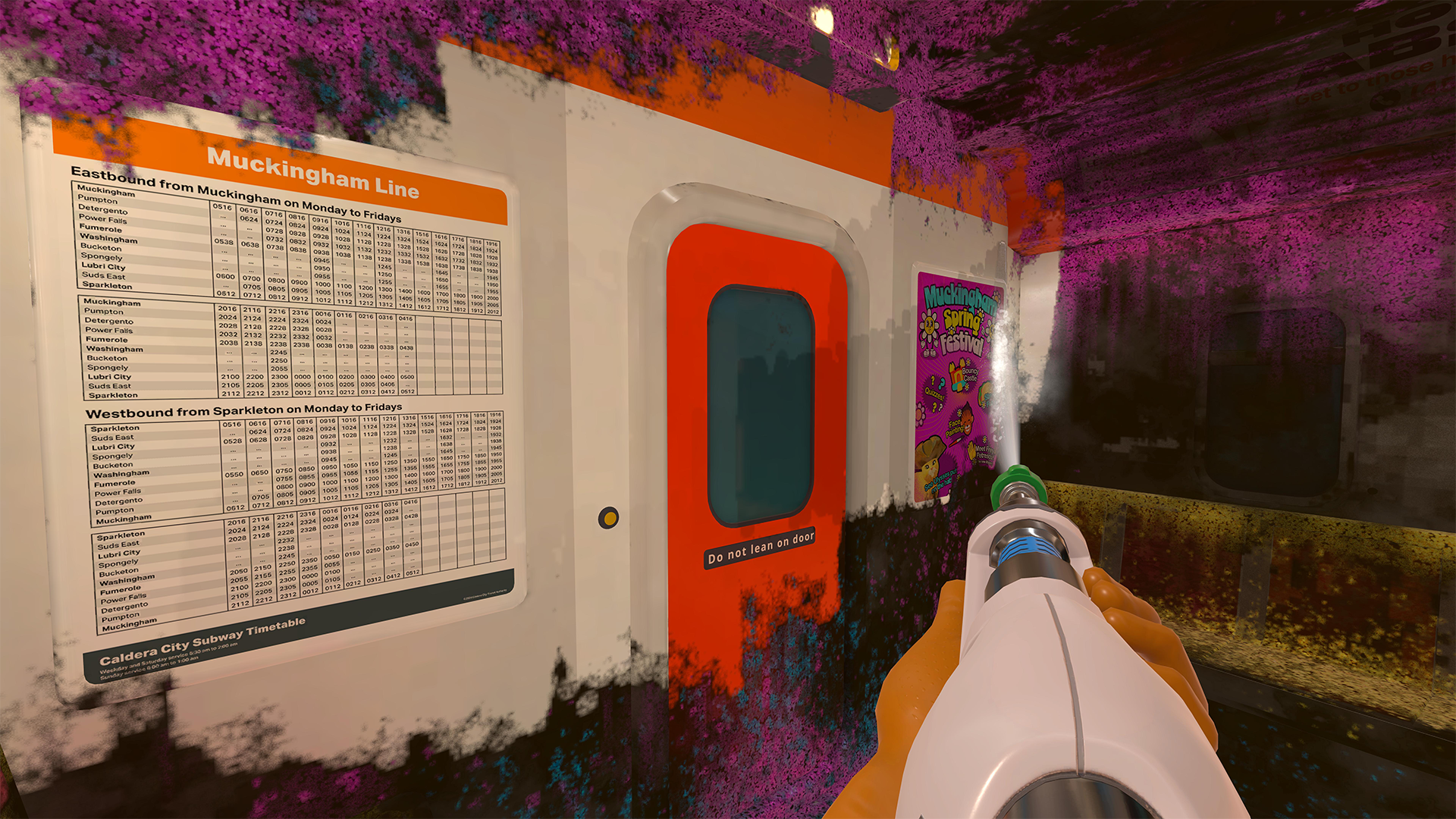 The Final Free Update of PowerWash Simulator Launches: Clean a Subway Train and Sculpture Park