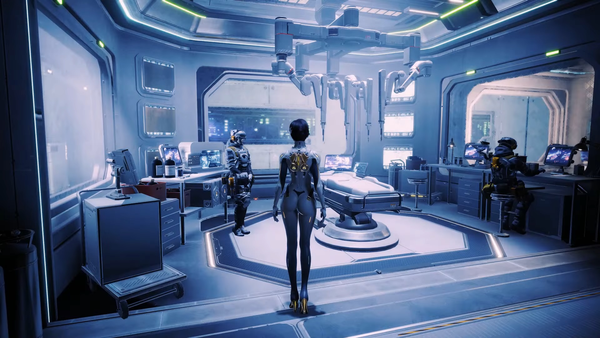 Mecha Break Features Interactive Space Toilets to Highlight Player Identity as Mech Pilots