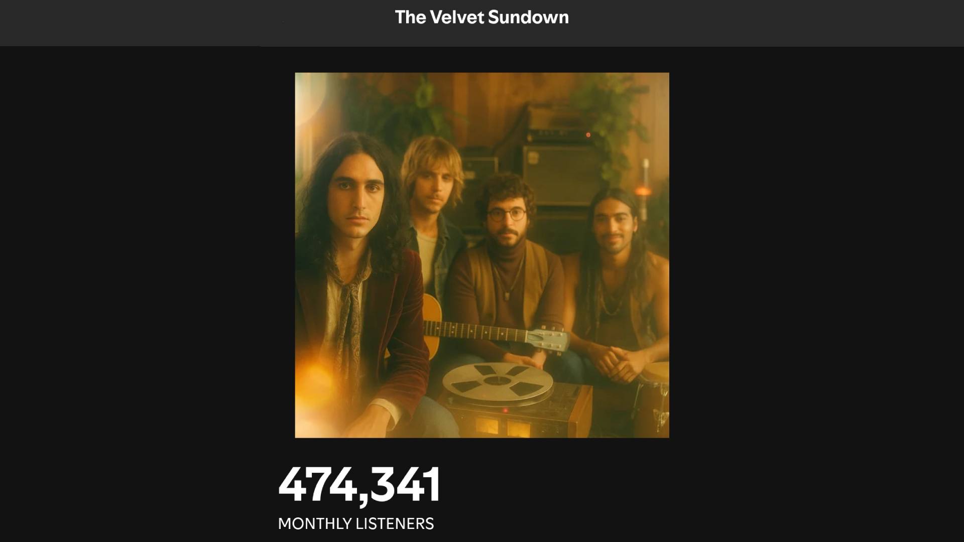 The Velvet Sundown: An AI-Generated Band Racks Up 400,000 Spotify Streams
