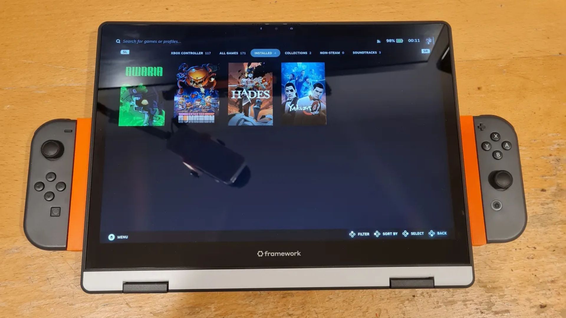 Innovative Designer Combines Nintendo Joy-Cons with Framework 12 Laptop