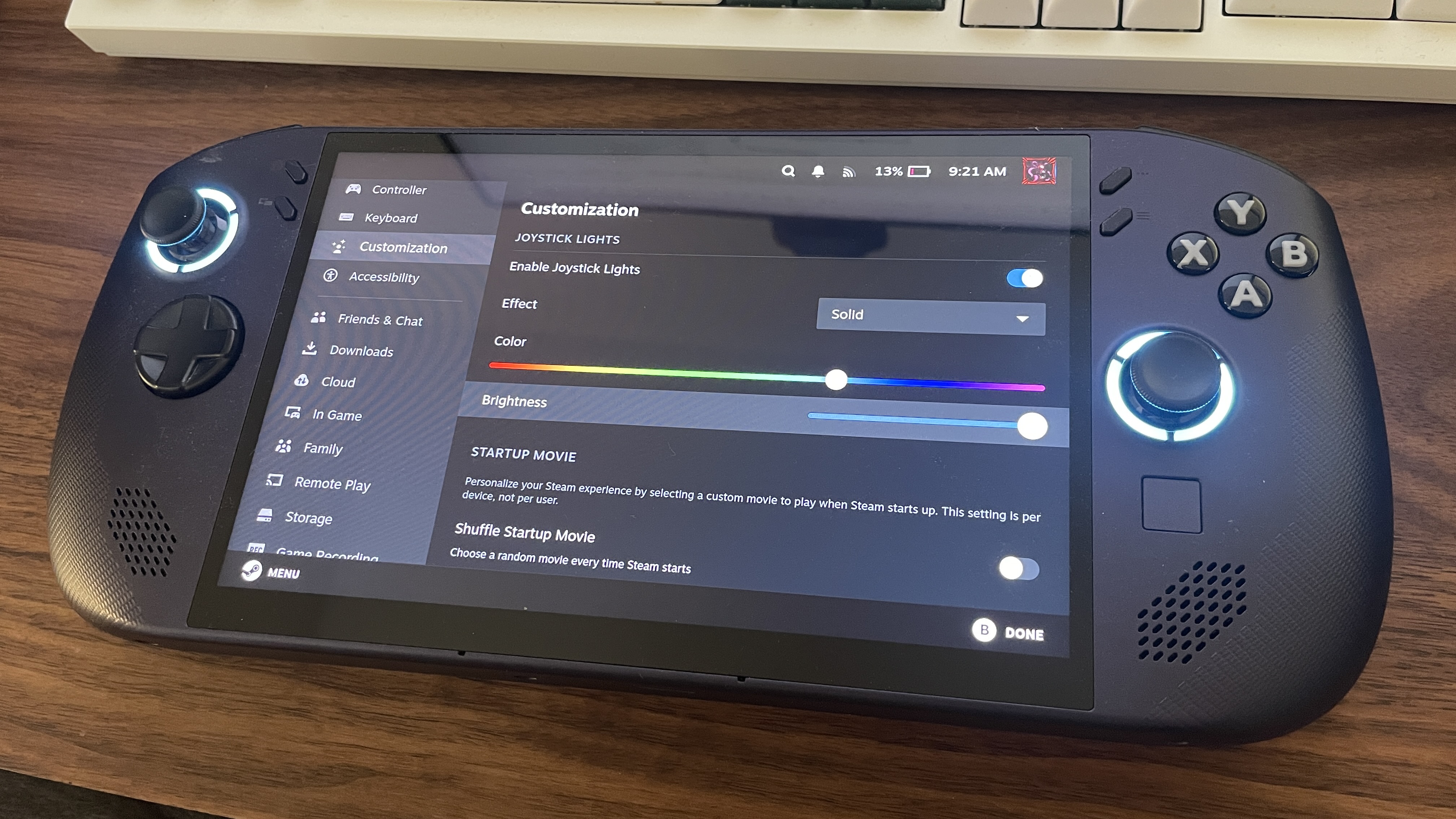 Update Enhances Lenovo Legion Go S SteamOS with Joystick RGB Support