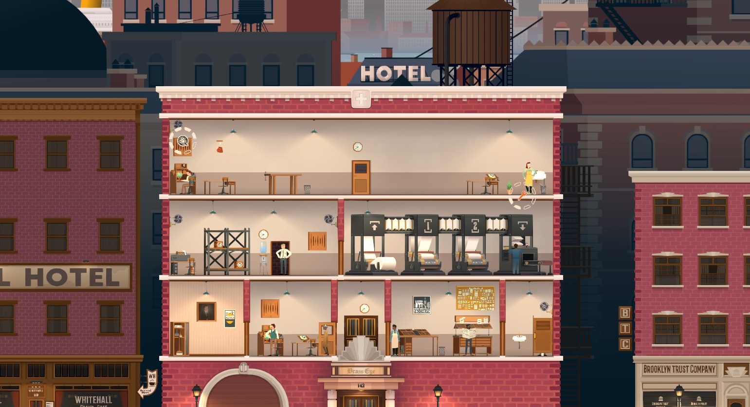 Step into the 1930s with News Tower: A Game About Building Your Journalism Empire on Mafia Foundations