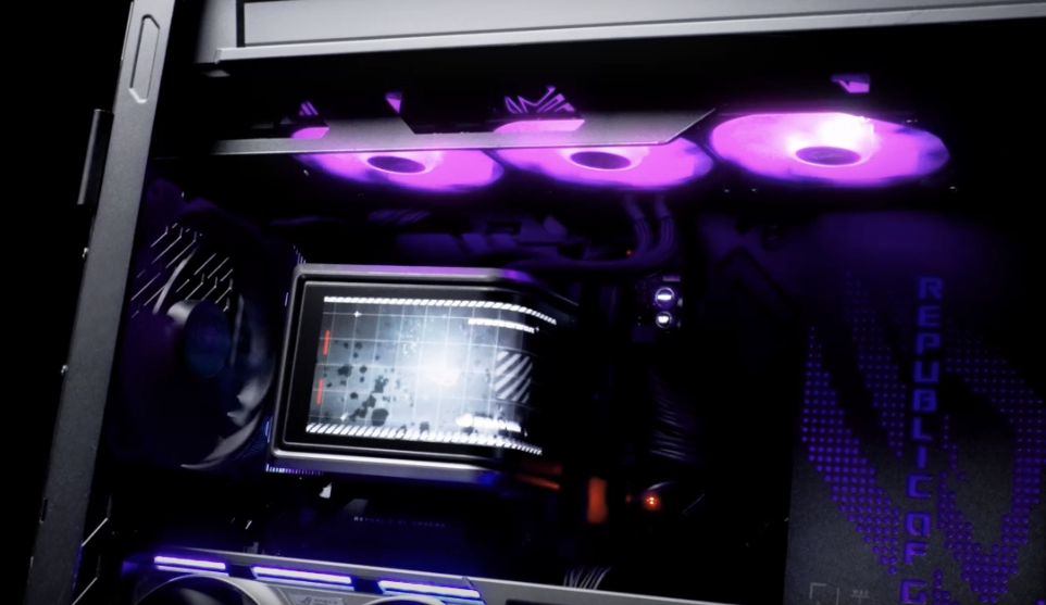 Asus Introduces Curved OLED Screen for CPU Cooler