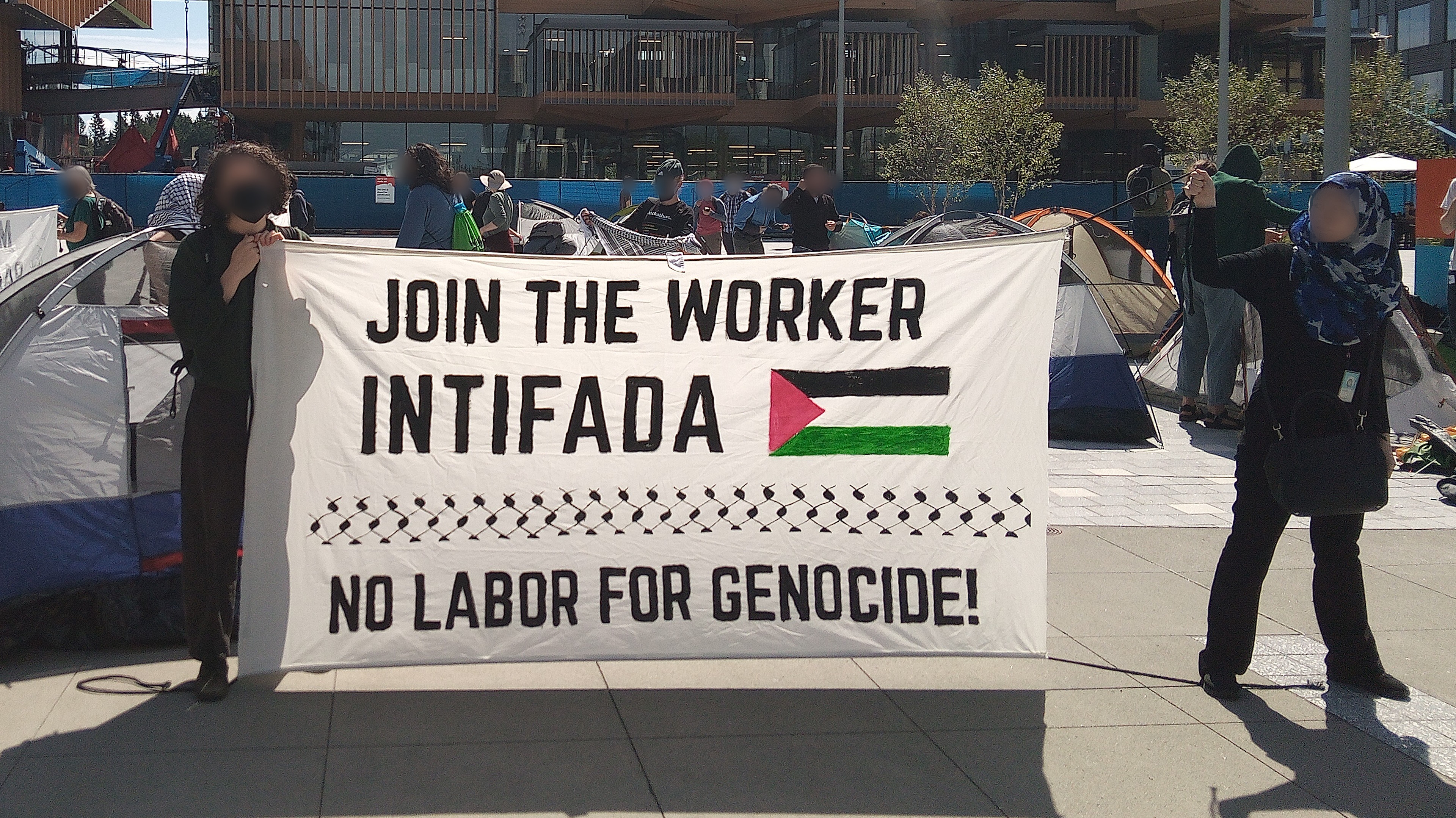 Protest at Microsoft Headquarters Results in Arrests Over Israeli Ties