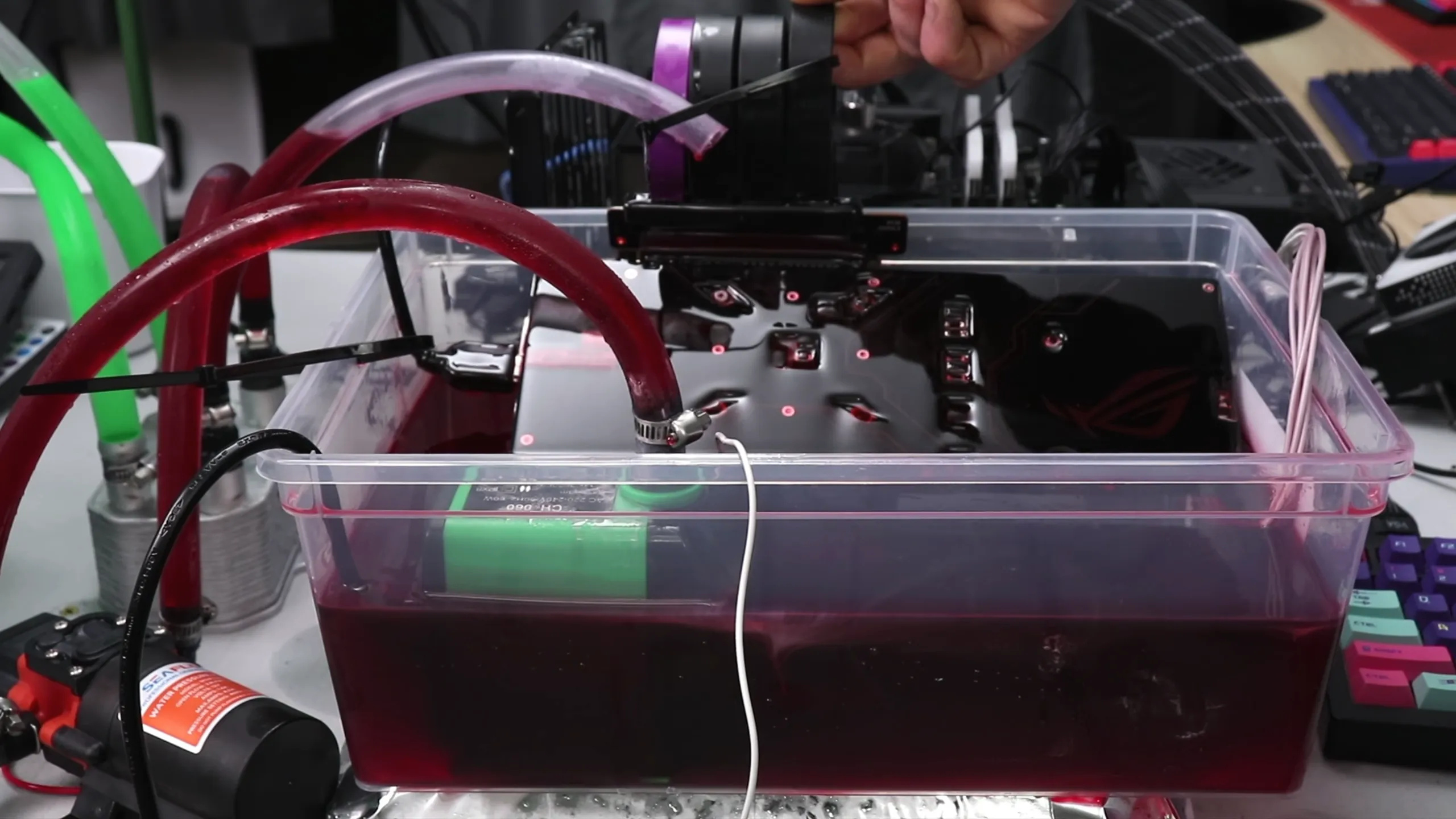 Messy Overclocking: Immersing GPUs in Transmission Fluid