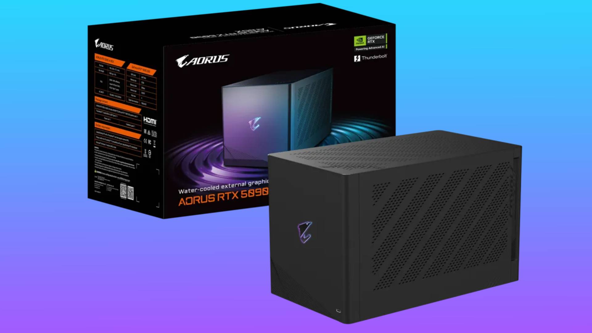 Gigabyte Introduces Its RTX 5090 External GPU, Dubbed 'AI Box'
