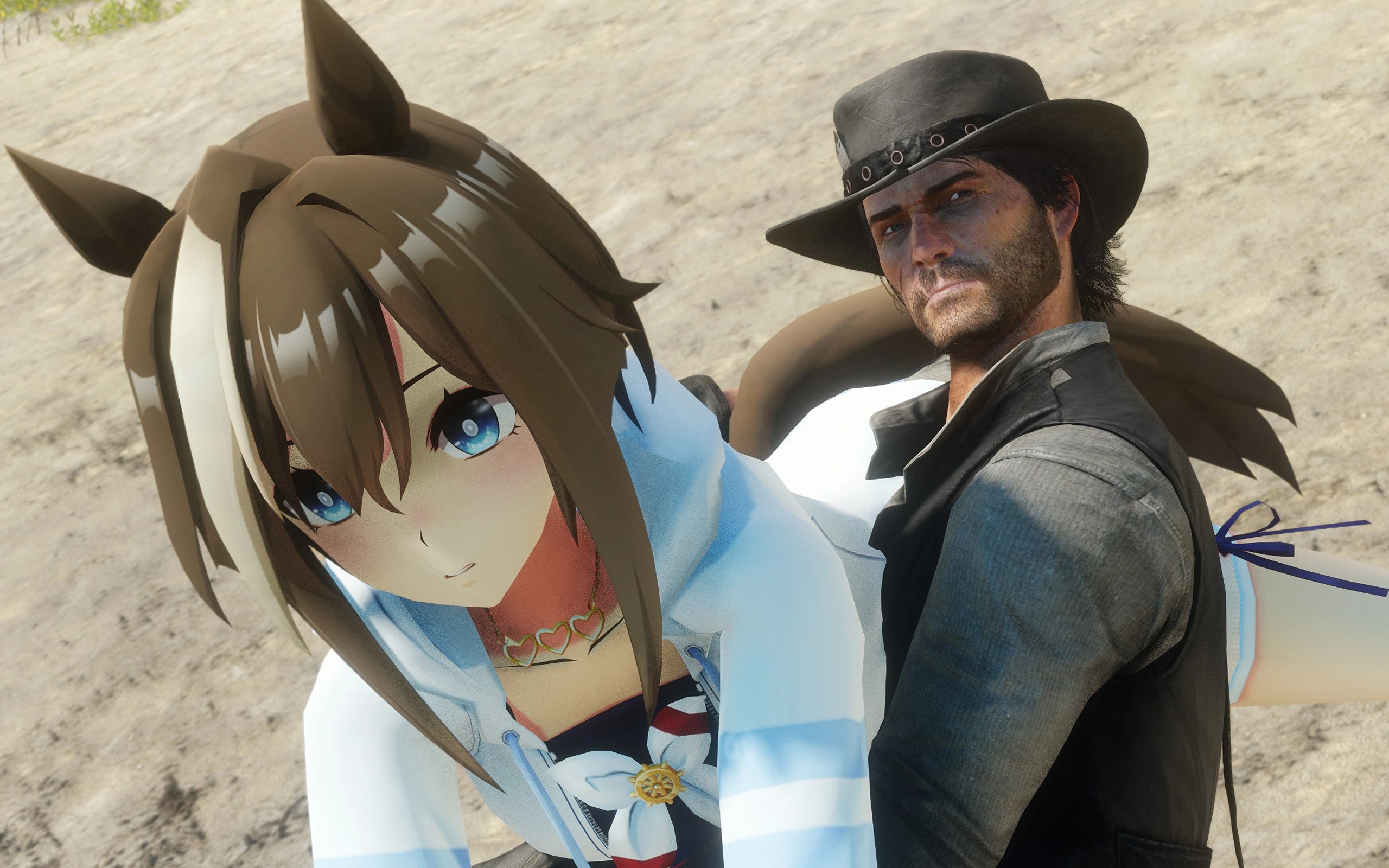 Forget Realistic Cowboys: Embrace the Anime Horse Girls in Red Dead Redemption 2 Mod