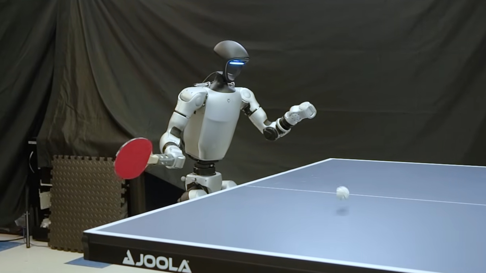 This humanoid robot excels at ping pong, surpassing many amateurs