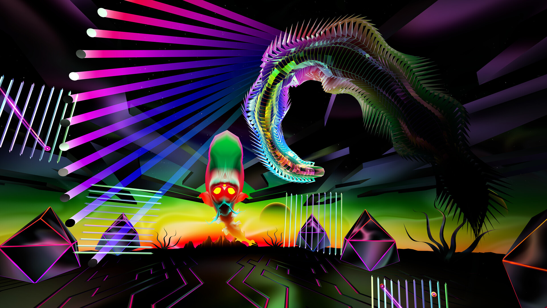 Try the Demo of Thrasher, a Follow-Up to Thumper and an Engaging Rhythm Experience