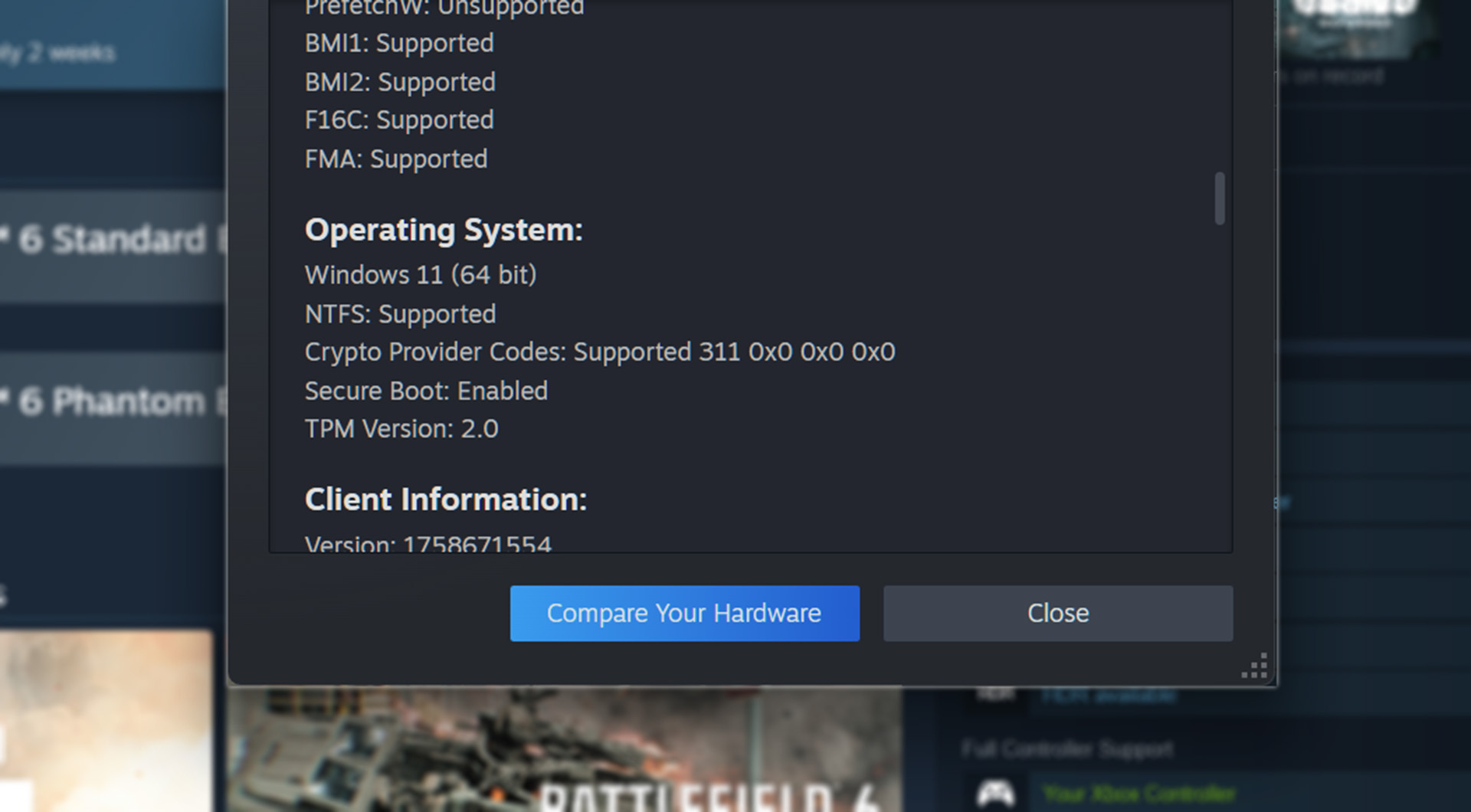 Steam Now Allows Users to Check Secure Boot Status: Essential for Upcoming Titles