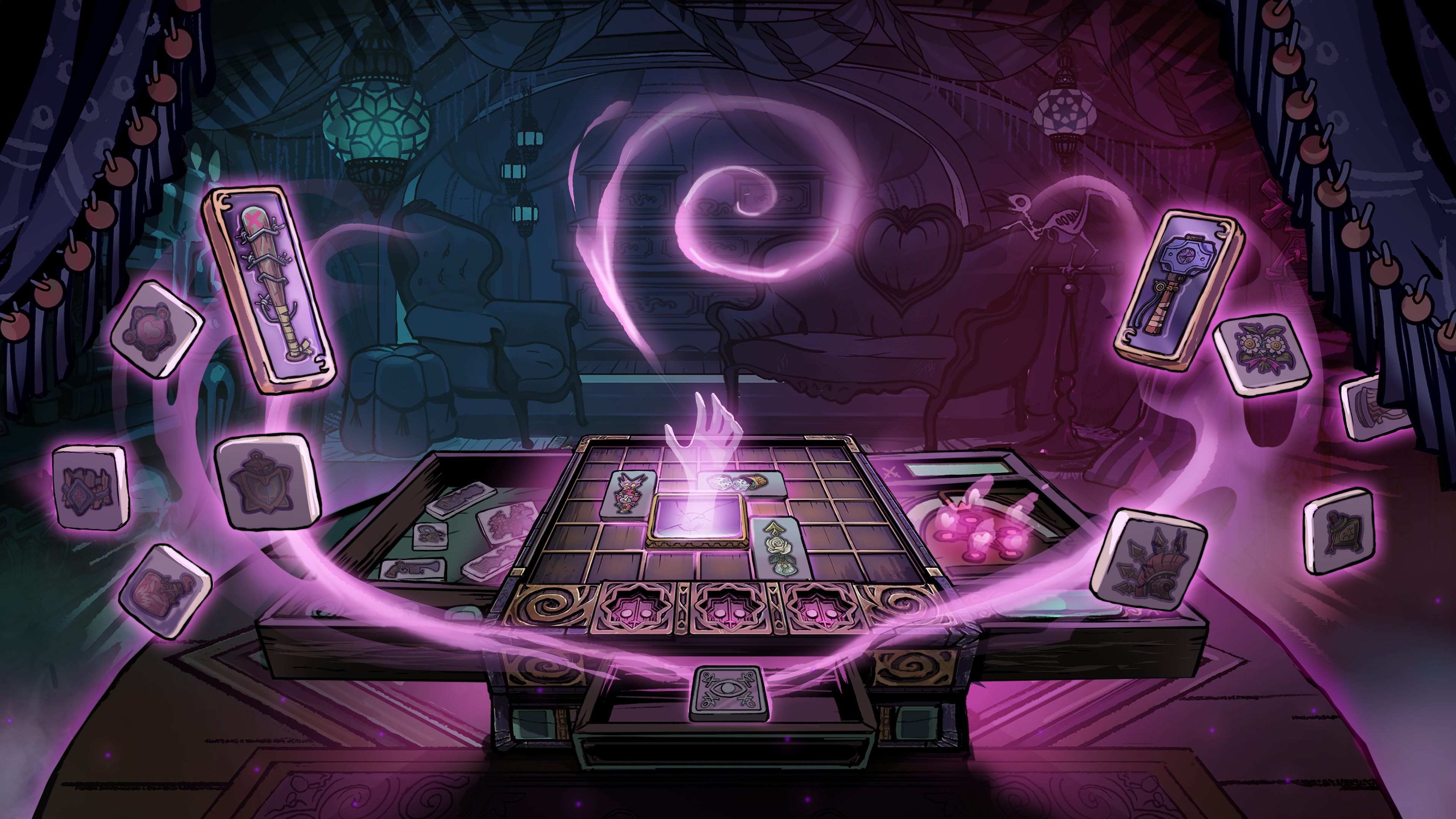 Lost in a Haunted Board Game? Your Builds Turn Into Opponents