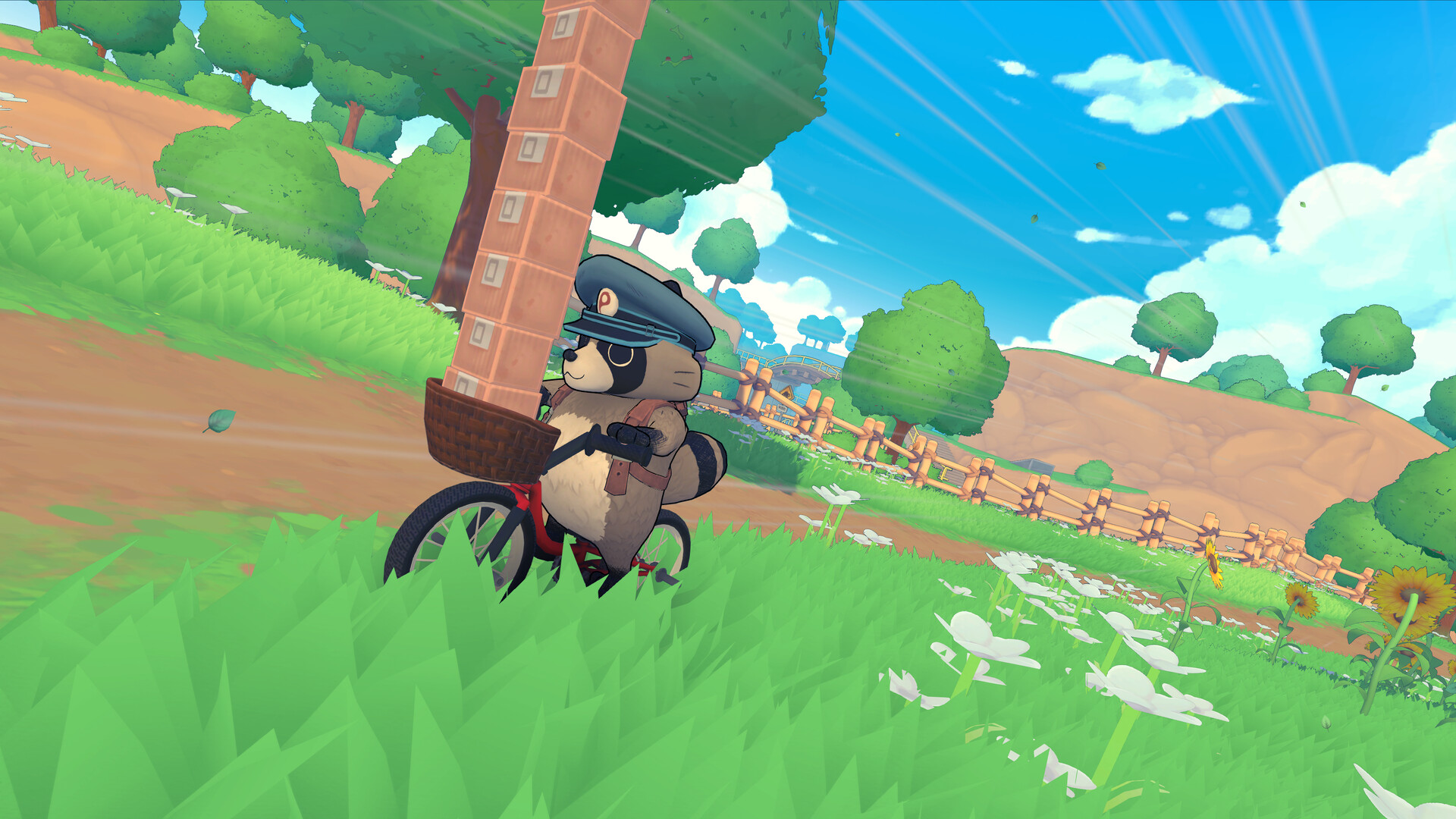 Raccoon Dog Takes on BMX and Sumo in Tanuki: Pon's Summer