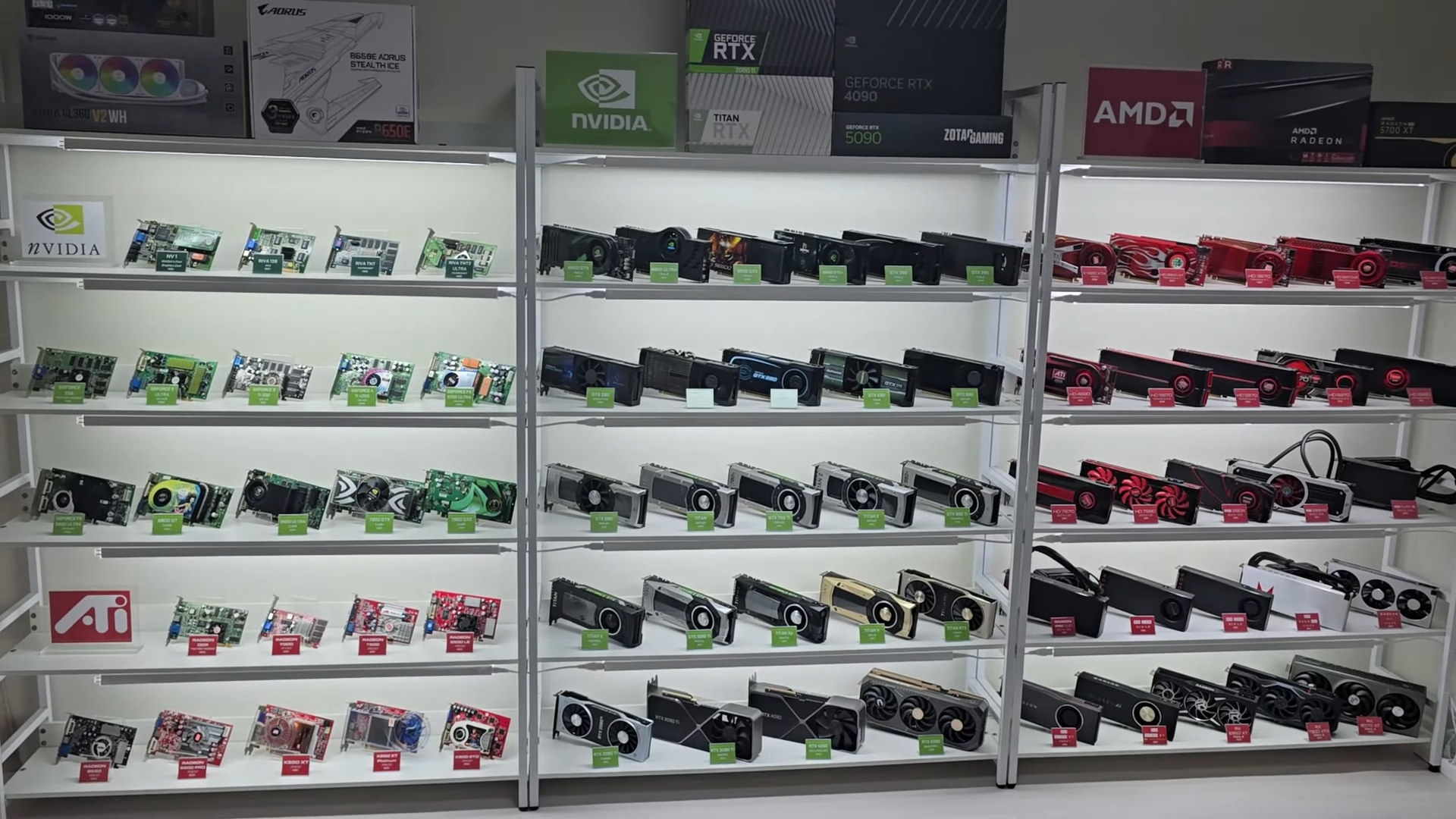 A Journey Through 30 Years of GPU Evolution: The Collector's Passion Unveiled