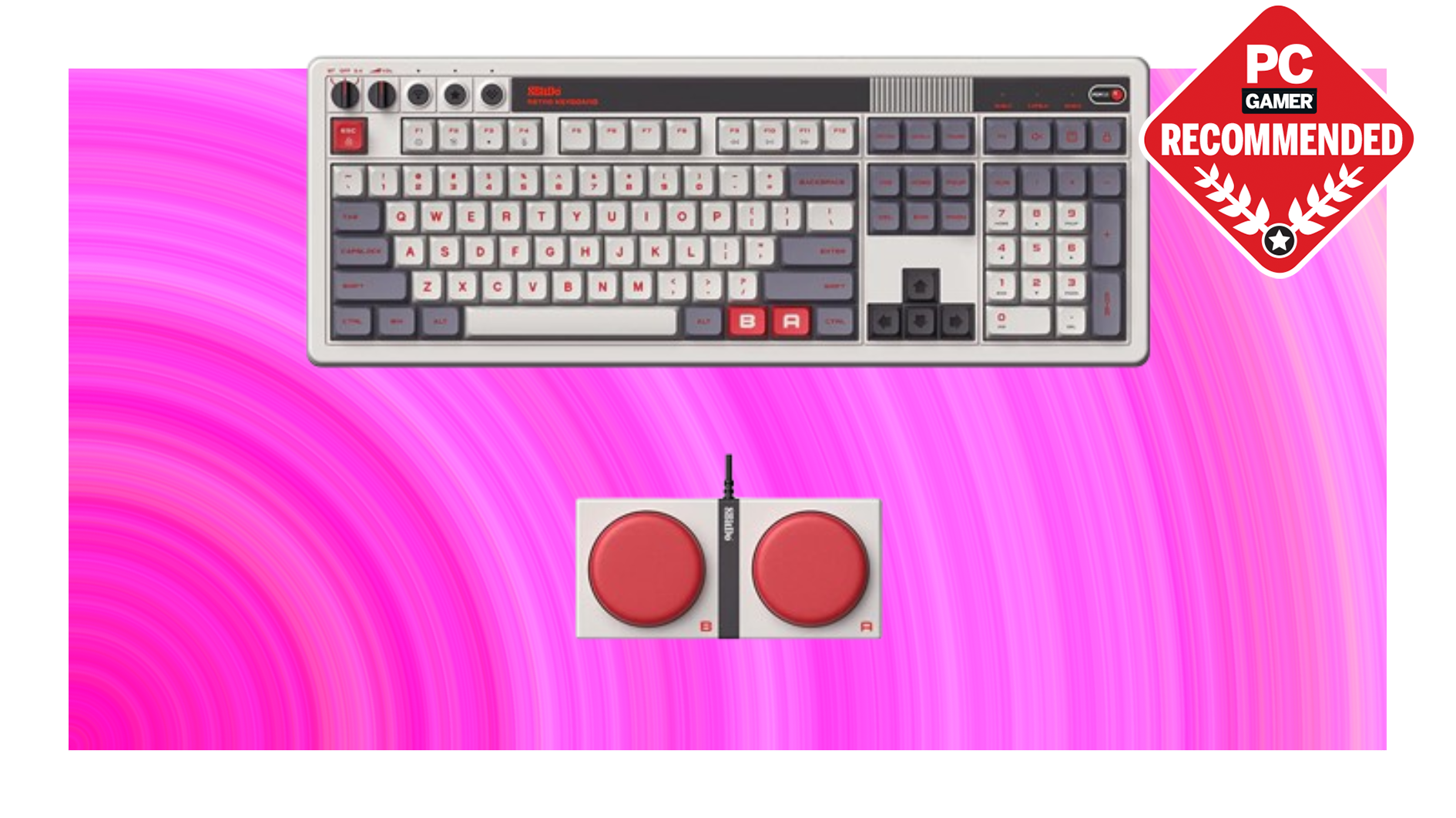 This Retro Gaming Keyboard with Programmable Buttons Hits Lowest Price This Prime Day