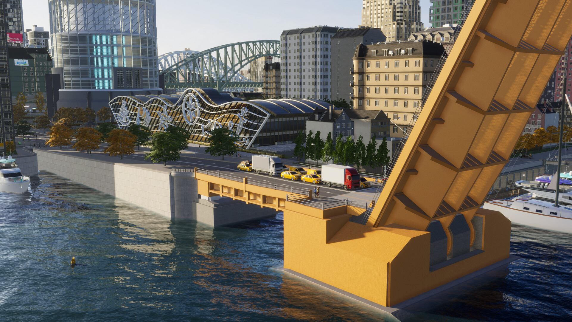 Cities: Skylines 2's Bridges and Ports Expansion Launches Soon