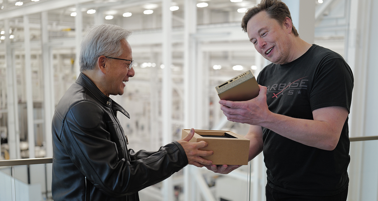 'Delivering the tiniest supercomputer alongside the largest rocket': Jensen hand-delivers a DGX Spark to Musk at SpaceX, drawing PR skepticism