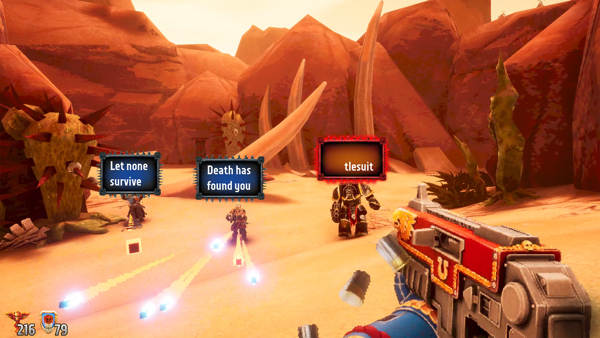 Warhammer 40,000: Boltgun's Typing Spin-off Expands with New Levels and Over 400 Phrases
