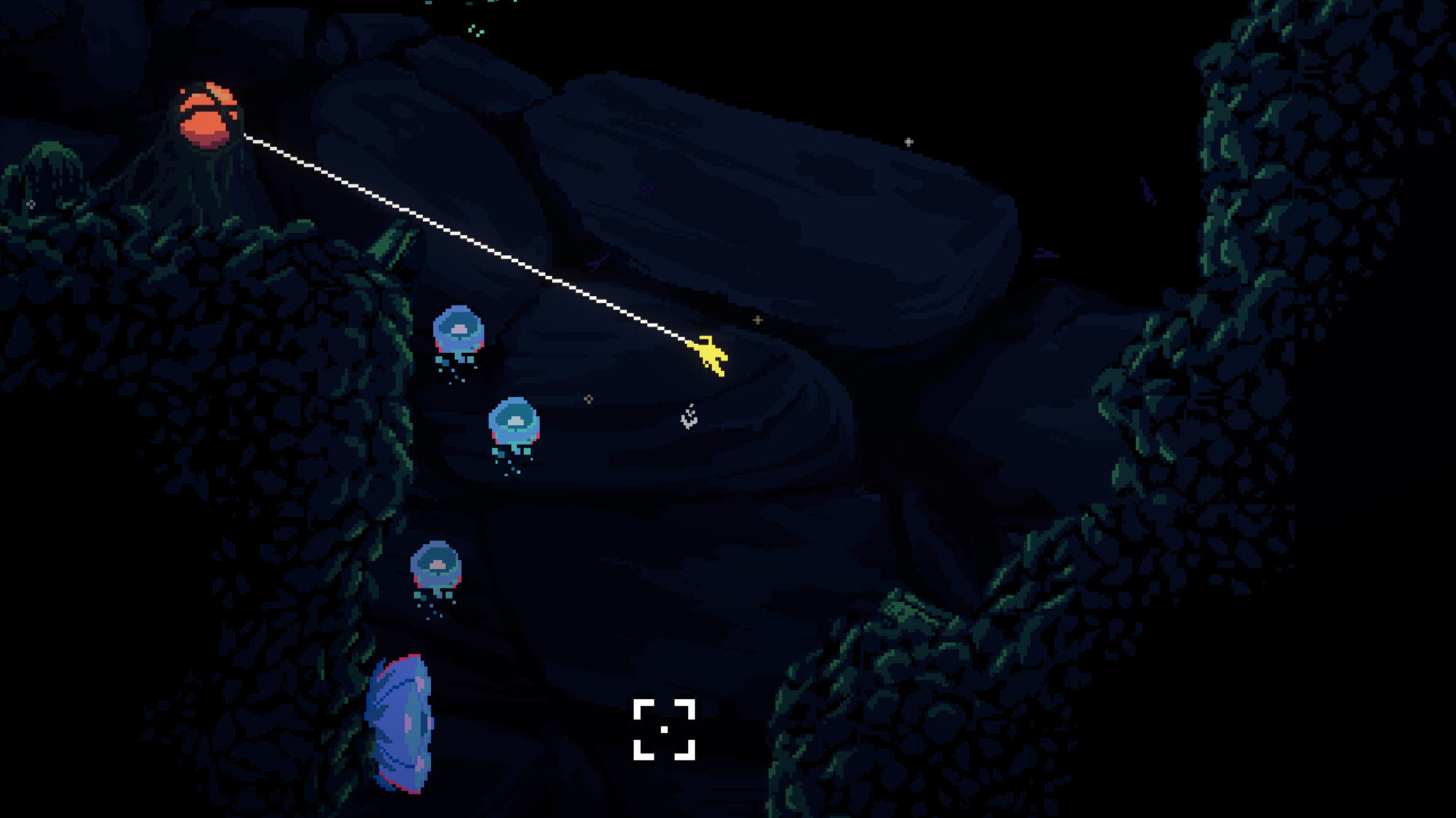 This minimalist platformer's mouseclick parkour is curing my 2D platformer fears