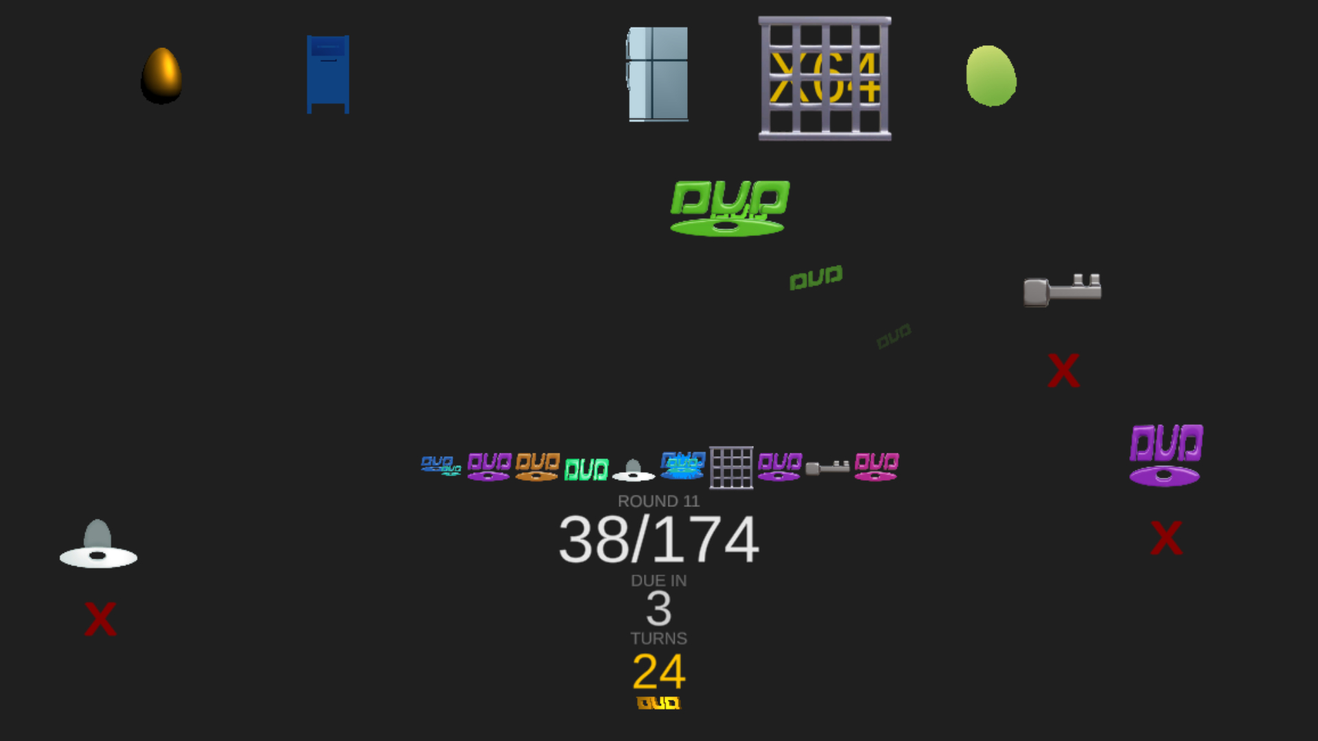 The Bouncing DVD Logo Screensaver Transformed into a Roguelike