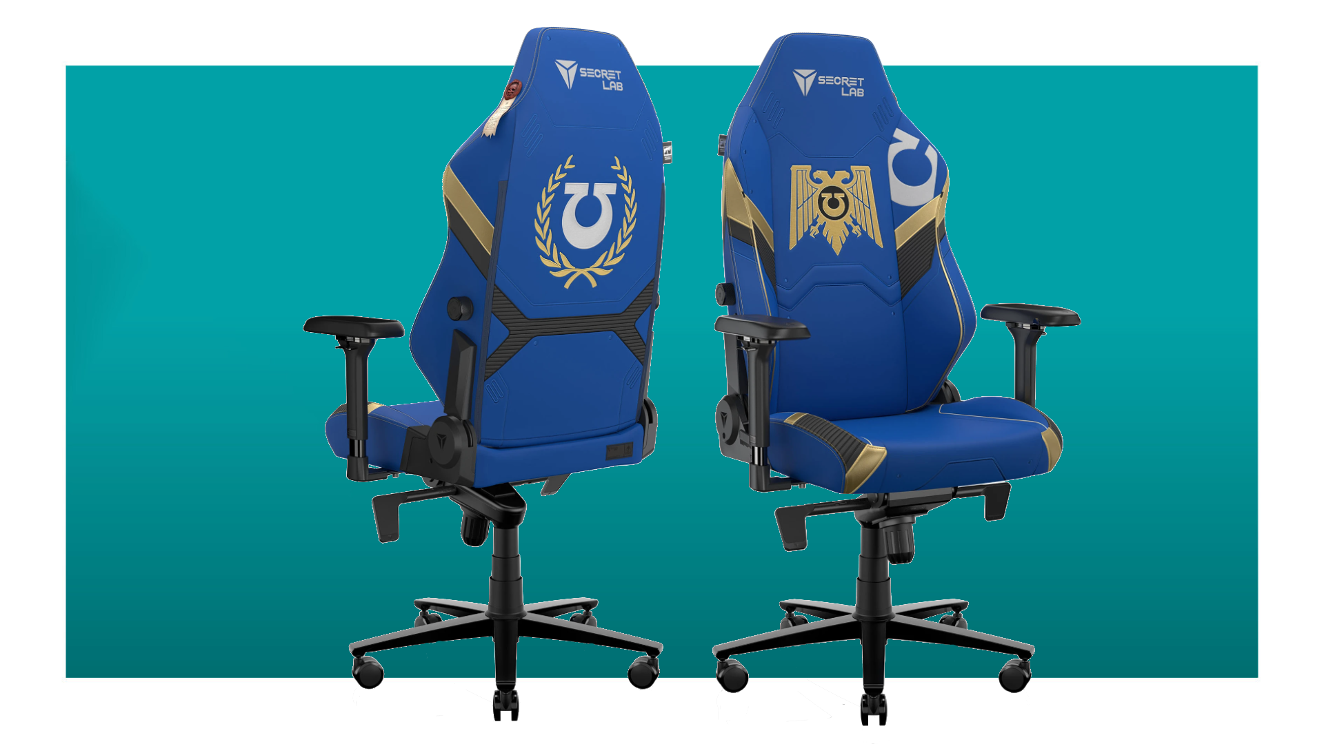 Celebrate Warhammer Day with $70 off the Secretlab Titan Evo in Ultramarines Colors