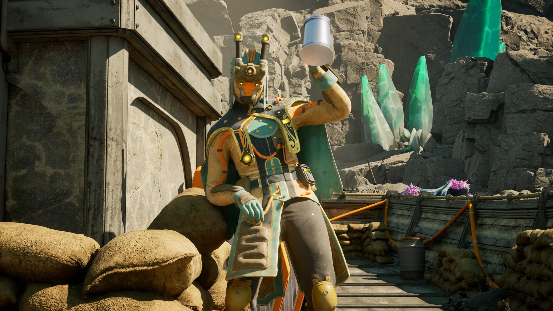 The Outer Worlds 2's Quirkiest Weapon: A Rhythm-Slicing Rainbow Saber