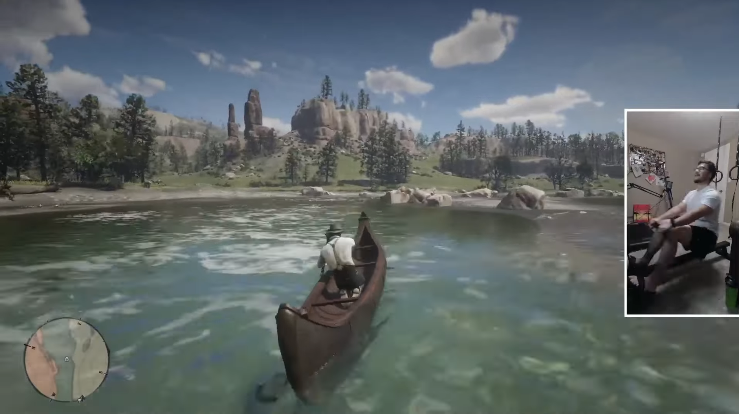 This Exciting Red Dead Redemption 2 Rowing Machine Mod Might Just Inspire Me to Exercise