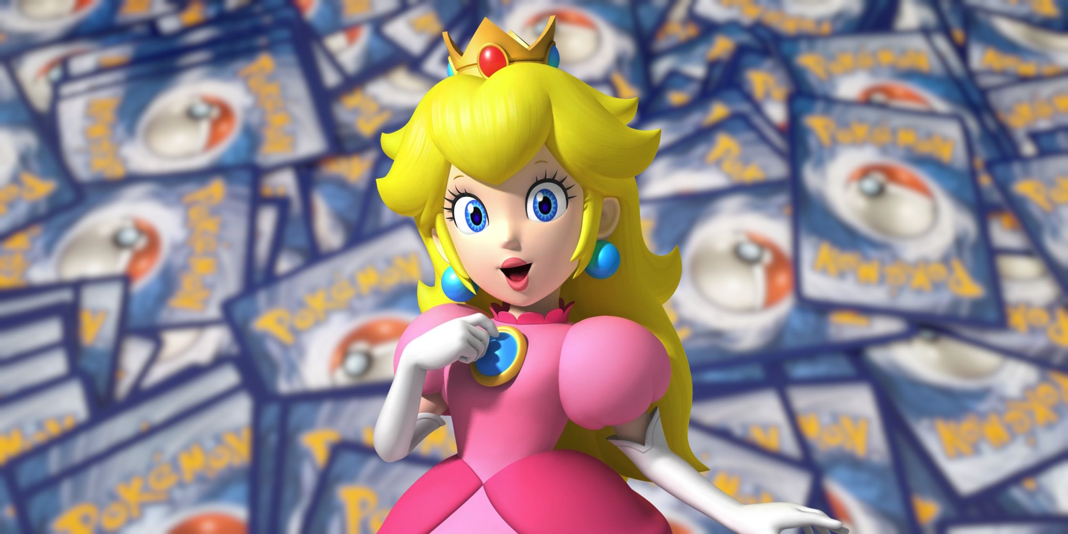 Impressive Crossover Card Featuring Princess Peach