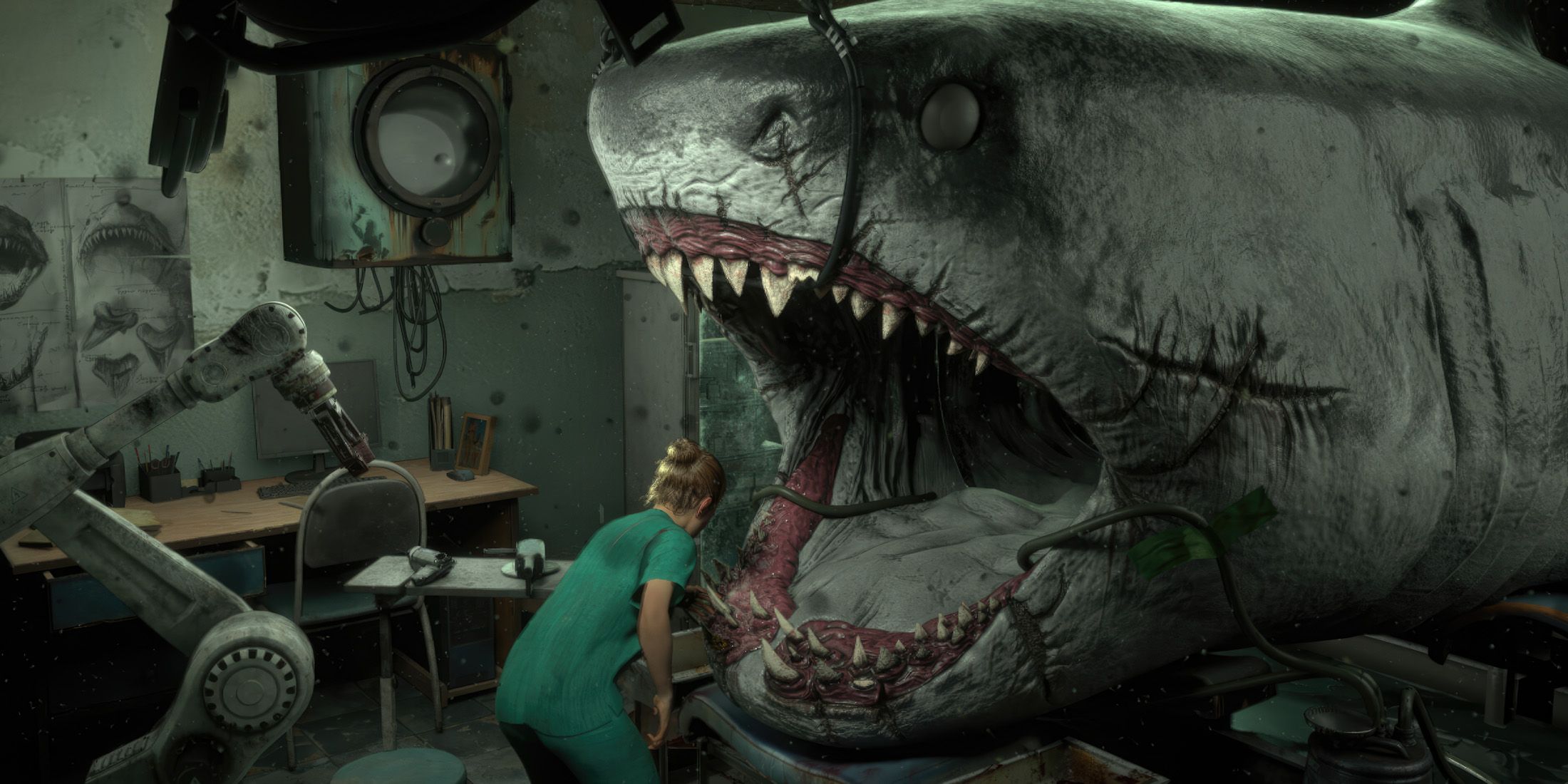 Unusual New Title Tasks Players with Shark Dentistry