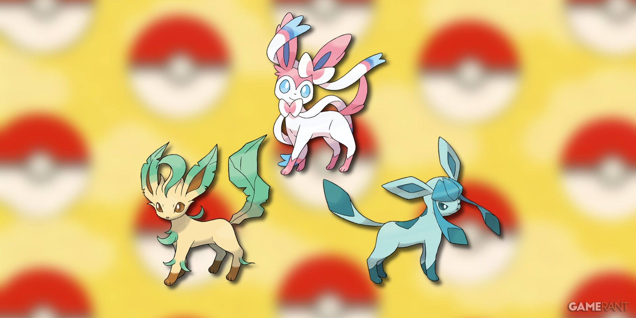Pokemon Unveils Life-Sized Plushies of Glaceon, Leafeon, and Sylveon