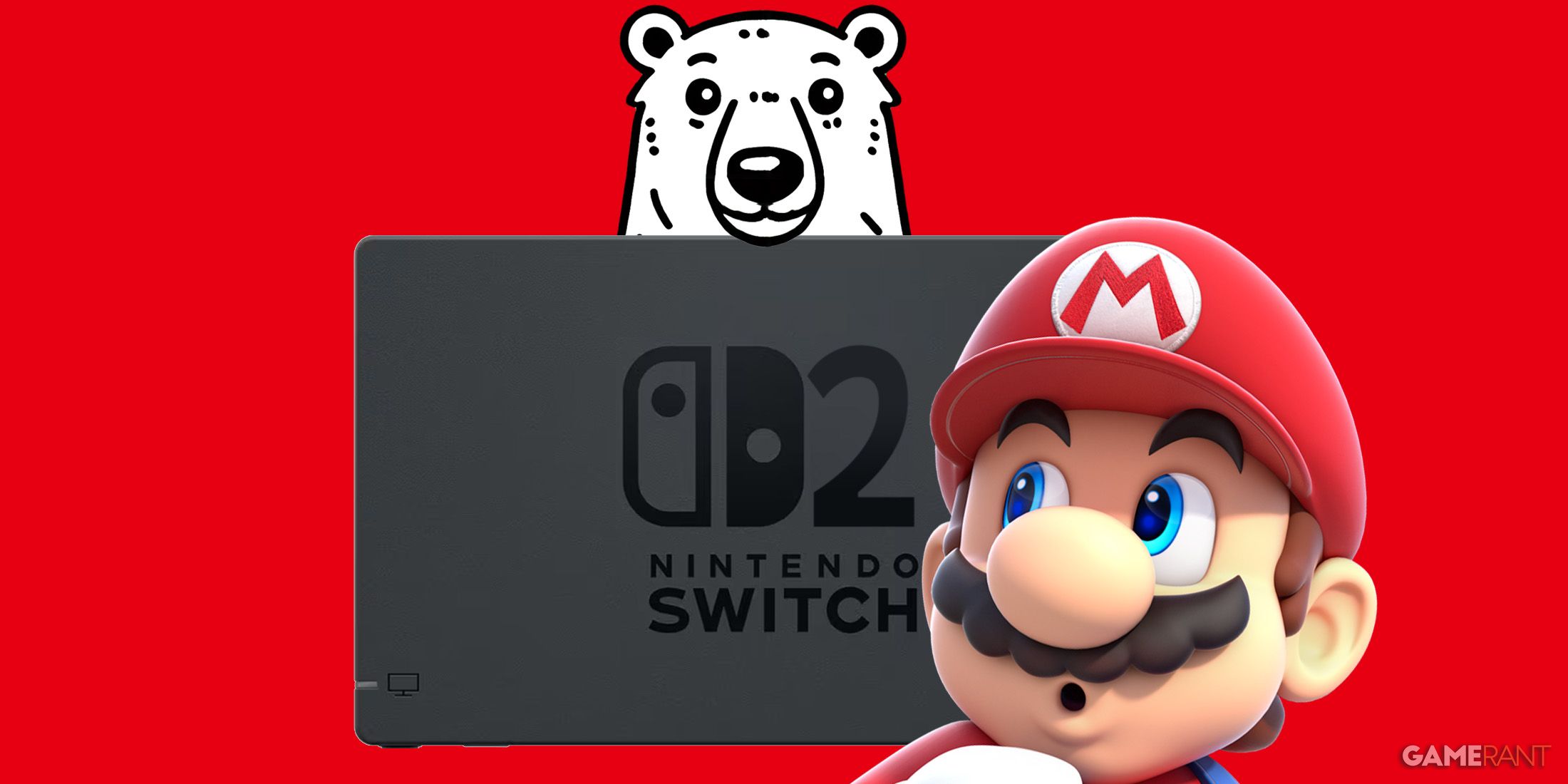 Leaked Image of Nintendo Switch 2 Dock Features Polar Bears